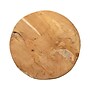 Storied Home Round Teakwood Stool with Textured Surface, Brown (AH1641)~#|#~AFBBD566-66E2-469B-83835FE8B6A10164_sc7