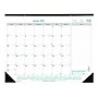 2027 Brownline EcoLogix 22" x 17" Monthly Desk Pad Calendar, White/Green (C177437-27)~#|#~AFBC9C2B-CAD9-447E-8547B1B4E2E5C83D_sc7