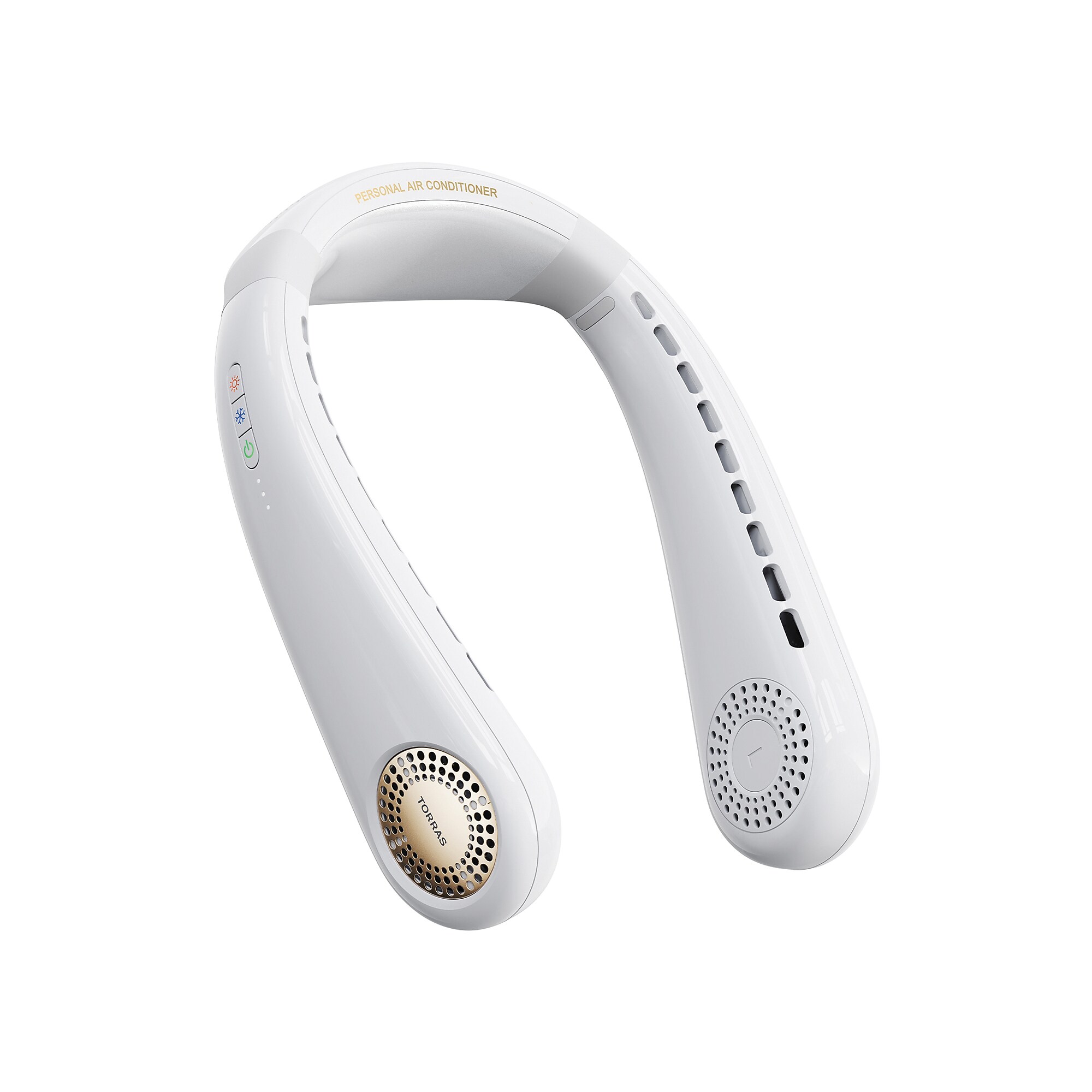 TORRAS COOLiFY Air Portable Bladeless Neck Fan, 3-Speed, Golden White (00FX1293) Sansujyuku sansujyuku.com