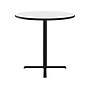 Correll 48" Round Dry-Erase Markerboard Cafe Table, Frosty White/Black (BXB48DER-80)~#|#~AFC34EAE-B99C-4256-B7CE5DE8CA872D8F_sc7