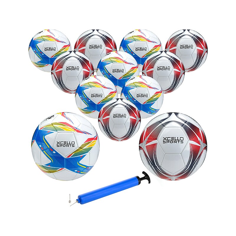 Xcello Sports Size 3 Soccer Balls, Assorted Colors, 12/Pack (XS-SB-S3-12-ASST) image 1
