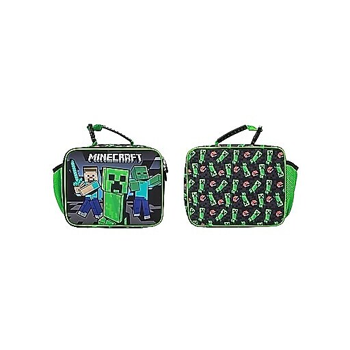 Bioworld Kids Minecraft Insulated Lunch Bag (LXY8J02MNCSB00) | Staples