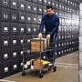 Fellowes 2-Shelf Metal Mobile Mail Cart with Dual Wheel Front Casters, Chrome (40912)~#|#~AFD30355-4832-4850-A0F6BEA3ED796FAC_sc7