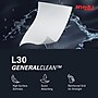 WypAll GeneralClean L30 Durable Fibers Cleaning Wipers, 12" x 12.5", White, 90 Wipers/Box, 12/Carton (05812)~#|#~AFD37A55-4D3E-4790-9E1599C7E07983A3_sc7