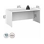 Bush Business Furniture Studio C 66"W Office Desk, White (SCD166WH)~#|#~AFD6B495-B11E-441C-B7816368540C2F37_sc7