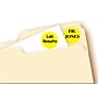 Avery Laser/Inkjet Color-Coding Labels, 3/4" Dia, Yellow, 1,008 Labels/Pack (5462)~#|#~AFD74B4B-806C-4777-9FD49192D51B6321_sc7