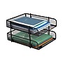 Mind Reader Metal Mesh Front Loading Stackable Letter Tray, Letter/Legal Size, Black (CSTACK2-BLK)~#|#~AFDB5FC2-92BE-40BF-91BB21626B837222_sc7