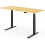 FlexiSpot E7 Pro 72"W Electric Adjustable Standing Desk, Bamboo/Black (E7BPRO7230-LBZB)~#|#~AFDCD012-2C7C-4D9B-94ACD77543BF5655_sc7