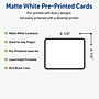 Avery Double Black Border Matte Blank Card, White, 20/Pack (S00-DM4)~#|#~AFDD1998-90FB-4217-9600974130C6D674_sc7