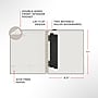 Staples Pro120 Elite™ Flexible Cover Meeting Notebook, 8.5" x 11", Narrow Ruled, 90 Sheets, Black (ST63372)~#|#~AFE76D09-2092-4DDE-94EA1E7DB16BC86C_sc7