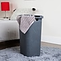 Mind Reader 15.85-Gallon Laundry Hamper with Lid, Plastic, Gray (60HAMP-GRY)~#|#~AFEC7162-4248-4C2A-B315F3ADF487E21C_sc7