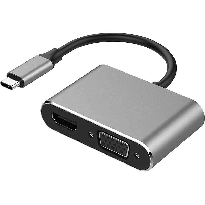 4XEM 4-in-1 HDMI, VGA, Power Delivery USB-C Dock Docking Station for Laptop (4XUSBCHUB05) image 1