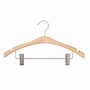 Nahanco 17" Wood Signature Suit Hanger, Low Gloss Natural, 100/Pack (30017RC)~#|#~AFF05AC0-5FBA-4C97-BE18439EFA87BCEE_sc7