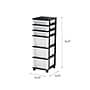 Iris Storage Drawer, 6 Drawers, Black (585009)~#|#~AFF3BBAE-B655-4B43-80BB738C641ECF4A_sc7