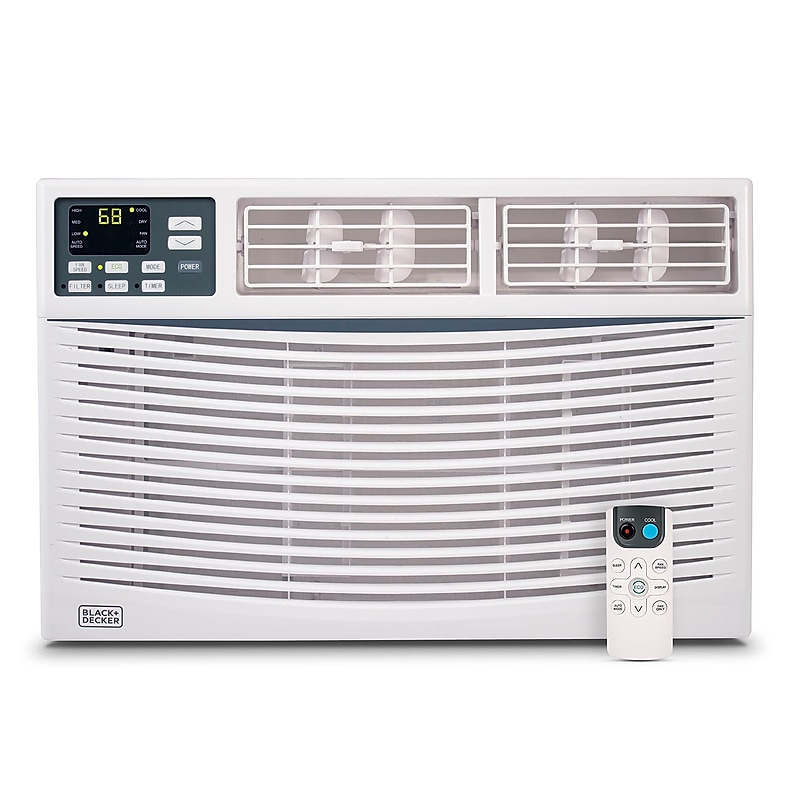 Black & Decker 115-Volt 8,000 BTU Window Air Conditioner with Remote, White, (BWAC08WTB) image 1