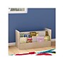 Flash Furniture Bright Beginnings Display Shelf Unit, 16"H x 31.5"W x 13"D, Brown (MK-KE20772-GG)~#|#~AFF71294-F481-4D2C-8EC1FD0C98749F4B_sc7
