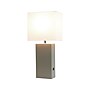 Lalia Home Lexington Table Lamp, Gray Faux Leather (LHT-3012-GY)~#|#~AFFCB04D-26E5-4A47-9C15B37A323512C9_sc7