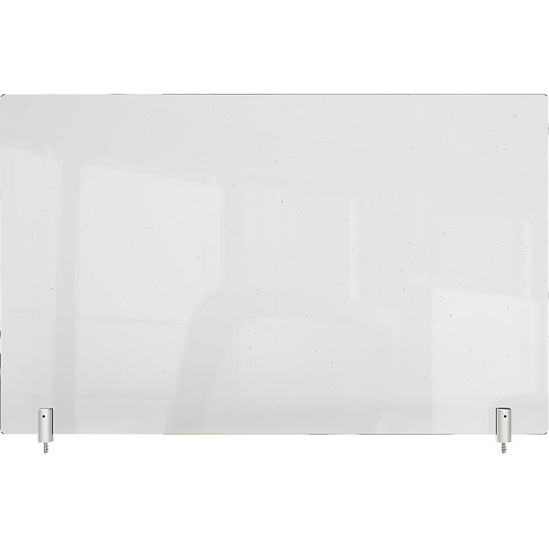 Ghent Screw 18" x 36" Acrylic Non-tackable Panel Extender, Clear (PEC1836-H) image 1