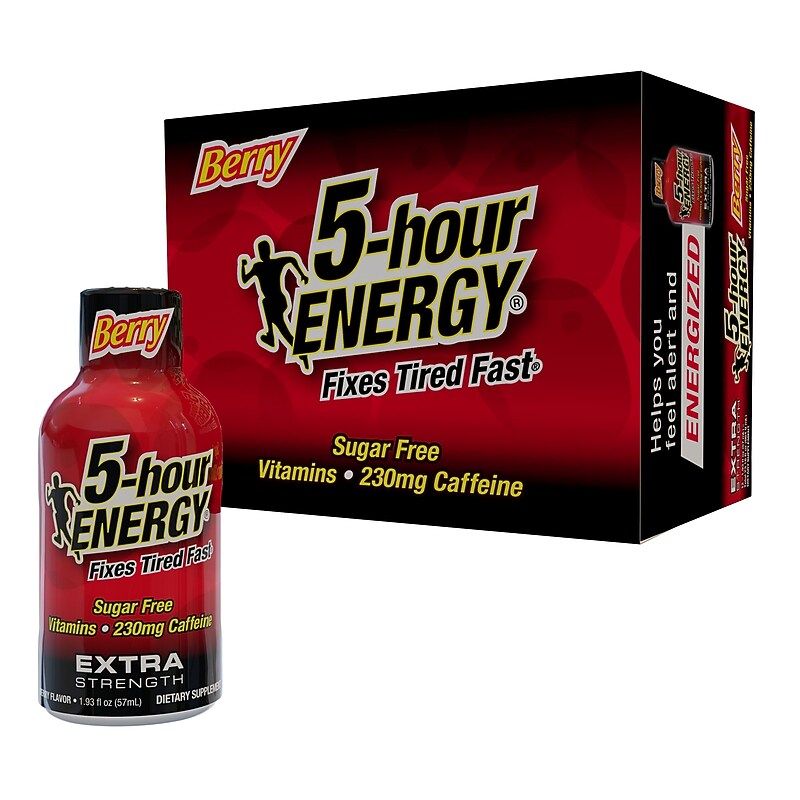5 Hour Energy Extra Strength Berry , 1.93 oz, 2 12-Packs image 1