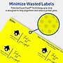 Avery Laser/Inkjet Multipurpose Rectangle Labels, 1.5" x 2.75", Neon Yellow, 100/Pack (94230)~#|#~B000637A-6AE7-454A-A4240760A7714B2E_sc7