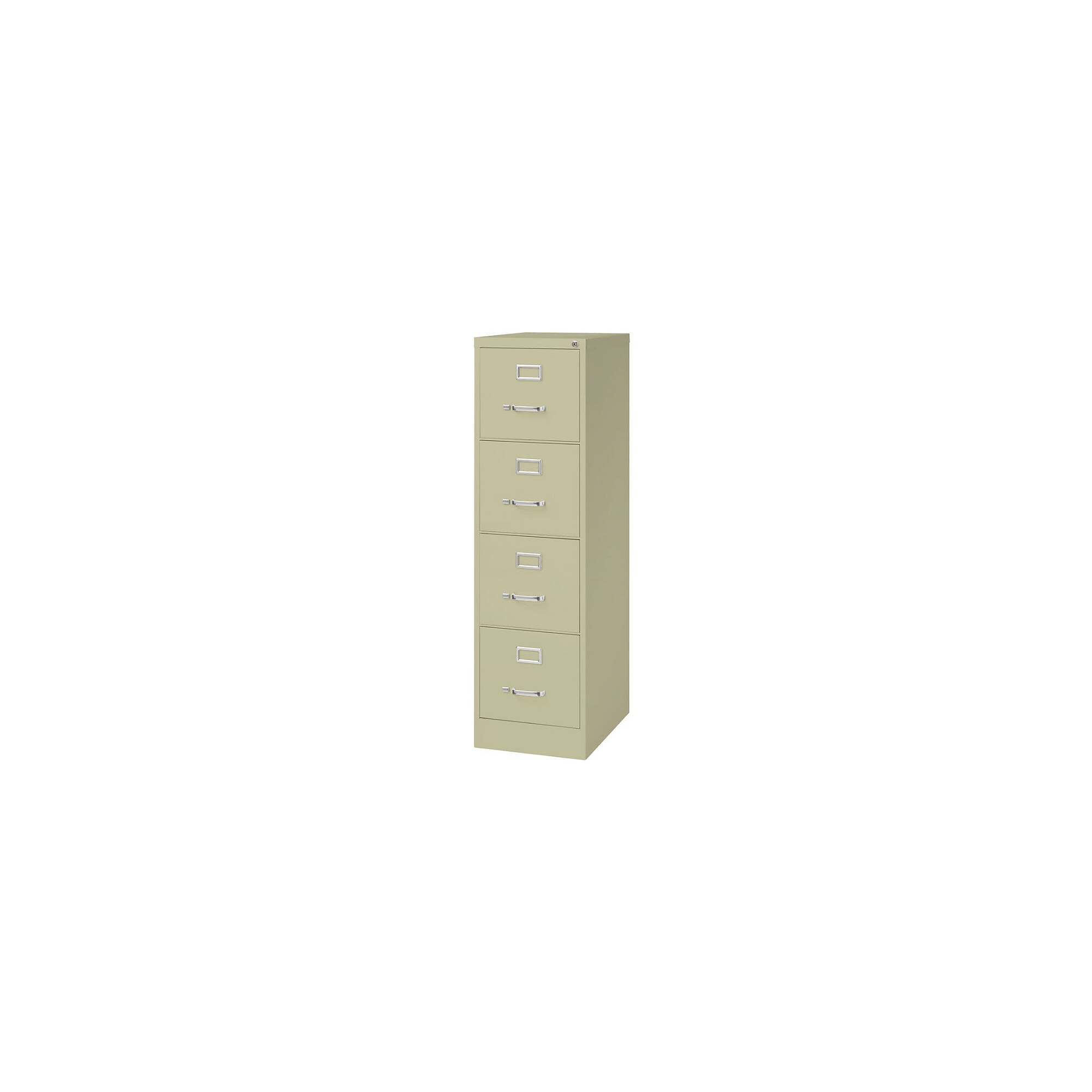 Lorell Commercial 4-Drawer Vertical File Cabinet, Letter Size, Lockable, 52″H x 15″W x 22″D, Putty (LLR42293) Sansujyuku sansujyuku.com