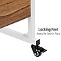Mind Reader 21.75" Adjustable Standing Desk Laptop Stand, Brown/White (OBRJUST-BRN)~#|#~B0060671-4DE4-411F-8D483971825490E7_sc7