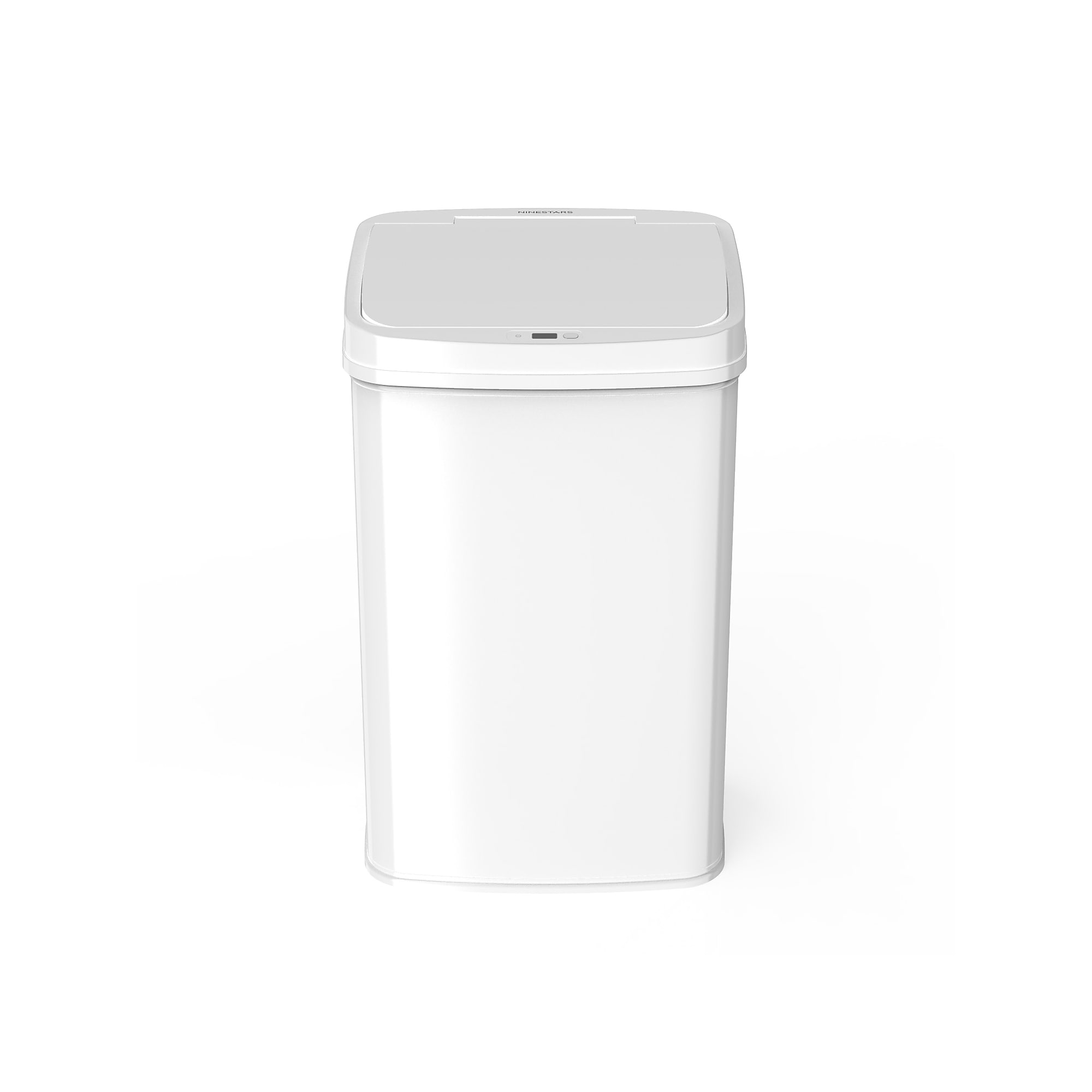 Nine Stars Stainless Steel Motion Sensor Trash Can, 13.2 Gallon, White (DZT-50-28WH) Sansujyuku sansujyuku.com