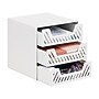 Mind Reader Metal Desk Organizer, White (3SLDR-WHT)~#|#~B007D52D-2DFC-48FB-8610F9D78DEE161B_sc7