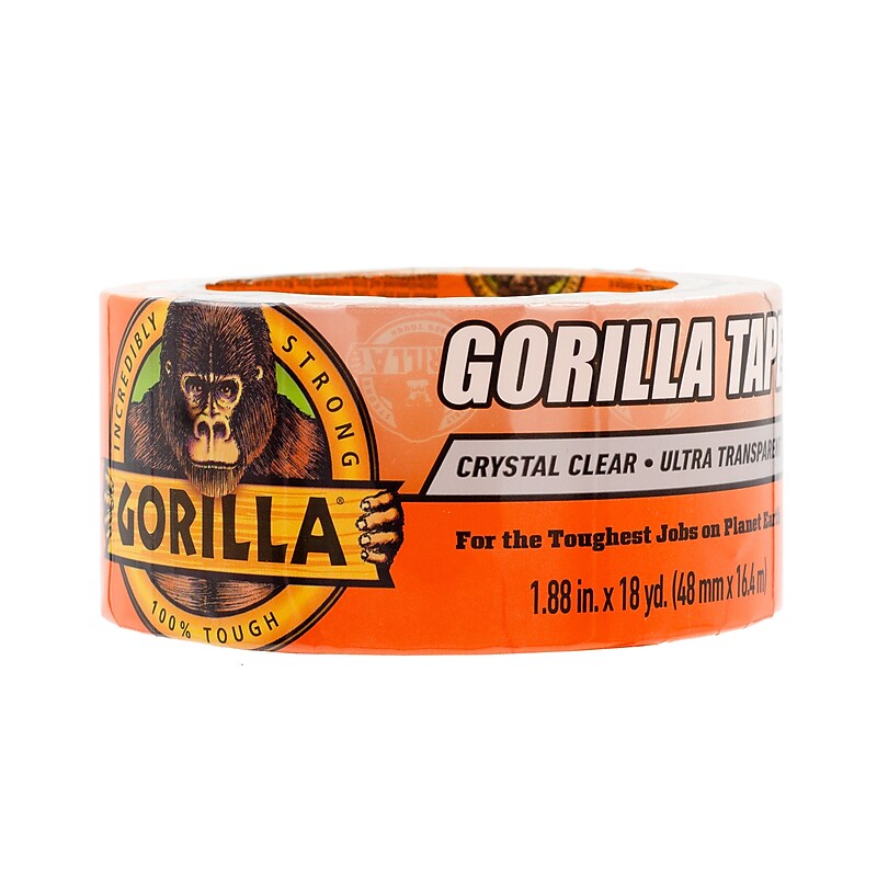 Gorilla Transparent Clear Tape, 1.88" x 18 yds., Crystal Clear (6060002) image 1