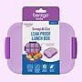 Bentgo Kids Snap & Go Bento Box, Purple (BGKDBOX-P)~#|#~B00E6B11-1D36-4934-AAEE8C3B53CAF357_sc7