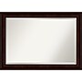 Amanti Art Coffee Bean Brown Frame Wall Mirror, 29.25" x 41.25" (A42674960947)~#|#~B00EA1DA-51FA-42C4-A3349314F1FBA7A1_sc7