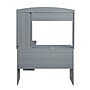 Techni Mobili 47" Modern L-Shaped Desk with Hutch, Gray (RTA-8410-GRY)~#|#~B010076F-AD0D-40BC-80F853E992310E9C_sc7