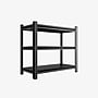 FlexiSpot 3-Shelf Metal Multi-Functional Storage Rack, 39.5" x 39.4" x 13.8", Black (CJ025-DJ)~#|#~B0142EF7-30FF-4243-B51572E2EBB510F9_sc7
