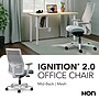 HON Ignition 2.0 Mesh/Fabric Swivel Task Chair, Fog/Basalt/Designer White (HONI2MM2AFA25WX)~#|#~B016BF20-9D9E-463A-9145A377EE44C0A9_sc7