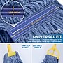 BISON LIFE Kleen Handler Blend String Wet Mop Head, Blue, 24/Pack (BPES-CEM-BD-BL-16-1-24A)~#|#~B018A1D2-E740-4723-90875C125581AA74_sc7