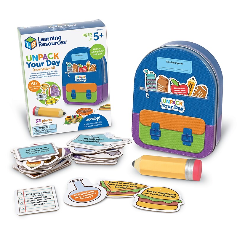 Learning Resources Unpack Your Day Conversation Kit (LER5578) image 1