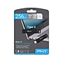 PNY Elite-X 256GB USB Type-C Flash Drive, Black (P-FDI256ELTXC-GE)~#|#~B01A5AE0-3F48-4253-976CB6FE363E80ED_sc7