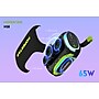 Worryfree Gadgets Hopestar Wireless Bluetooth 65W Party Speaker with RGB Lights, Waterproof, Gray (WH58-GRY)~#|#~B01B6BC2-4683-4AEC-A338E2DD326FFF5E_sc7