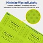 Avery Laser/Inkjet Multipurpose Rectangle Labels, 1.5" x 3.75", Bright Green, 100/Pack (94205)~#|#~B02090BF-0783-4431-83B3F5AB892A6FE3_sc7