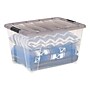 Iris 53 Quart Stack and Pull Plastic Latching Storage Bin, Clear (500211)~#|#~B02220A4-51A8-48D3-A8946EA500887395_sc7