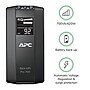 APC Power-Saving Back-UPS Pro 700VA Battery Backup , 6-Outlets, Black (BR700G)~#|#~B0297266-2A06-4E33-BA8D1F85C4D76792_sc7
