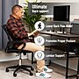 Mind Reader Memory Foam Ergonomic Lower Back Cushion Posture Corrector, Black/Blue (MEMCUSHGL-BLK)~#|#~B0297596-62C8-40F1-918CCA8EF0A2DF23_sc7
