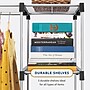 Whitmor 68" x 45.37" Portable Closet, Silver (67793044)~#|#~B02AE5B1-E443-4FC5-B27D997CC36073E7_sc7