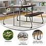 Flash Furniture Paige 37.5" x 32.625" Picnic Folding Table, Brown (RBEBB2432FD2BR)~#|#~B02B1830-2F8A-4C9A-99B2654A6C9A25EB_sc7