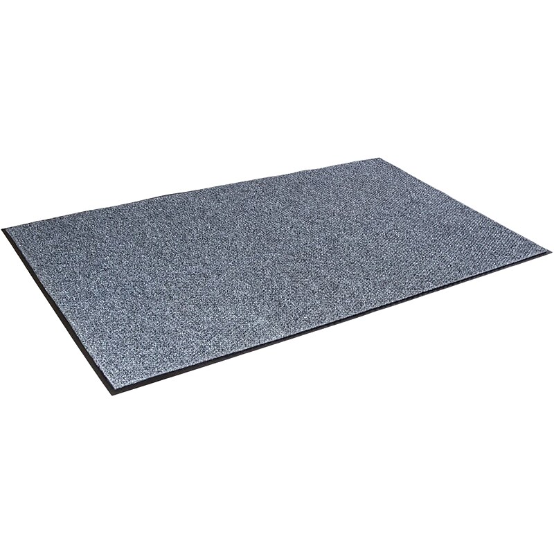 Crown Mats Marathon Indoor Mat, 48" x 72", Blue/Gray (MN 0046BY) image 1