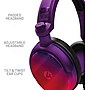 4Gamers C6-100 Stereo Gaming Over-the-Ear Headset, 3.5mm, Red/Purple (C6-100-SRP-4G)~#|#~B02C5CA7-22D6-4321-84AF9BE28CD87C75_sc7