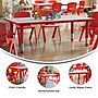 Flash Furniture Wren Rectangular Activity Table, 23.625" x 47.25", Height Adjustable, Red/Gray (YU060RECTBLRD)~#|#~B02E4734-2588-496D-AB6B97B6C2641CA6_sc7