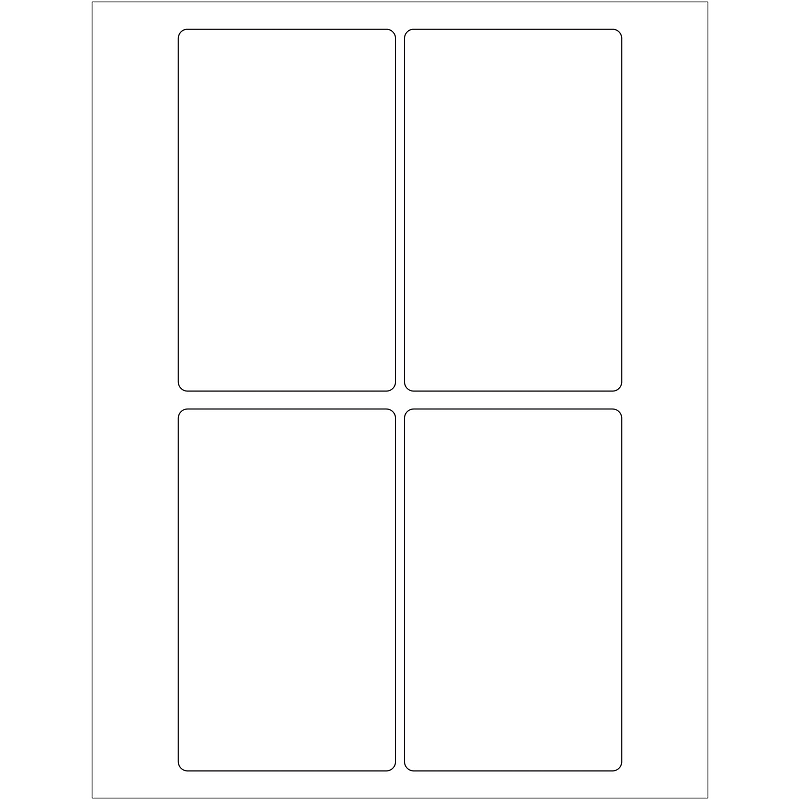 Tape Logic Laser Address Labels, 3" x 5", White, 400/Carton (LL117) image 1