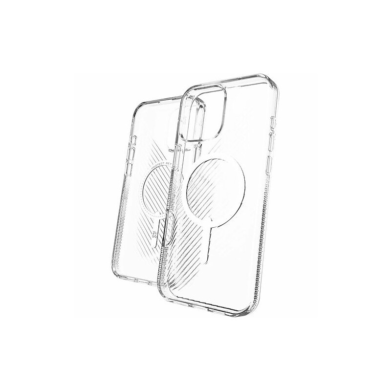 Zagg Luxe Snap MagSafe Phone Case for iPhone 16 Pro Max, Shock Absorbing, Clear (702315013) image 1