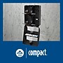 Georgia-Pacific Compact Quad 4-Roll Coreless Toilet Paper Dispenser, Black (56744B)~#|#~B037B770-340B-419C-87BB498E596CF2B2_sc7